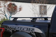 Black 300lb Extruded Pickup Bed Roof Rack Cross Bars Heavy Duty