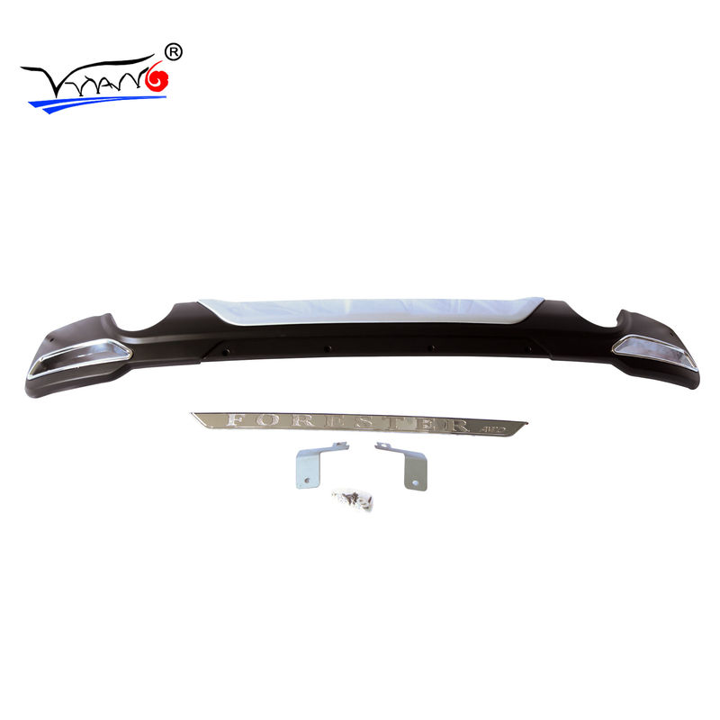 166 * 28 * 28cm D013 Auto Bumper Guards With Double Exhaust Hole Lightweight