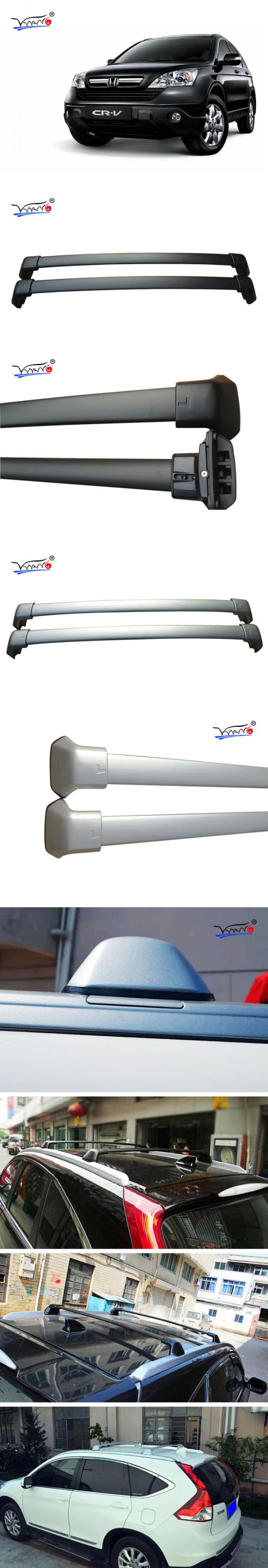 BLACK AND SILVER Car Top Roof Rack Crossbar , B041 Honda CRV 20122016