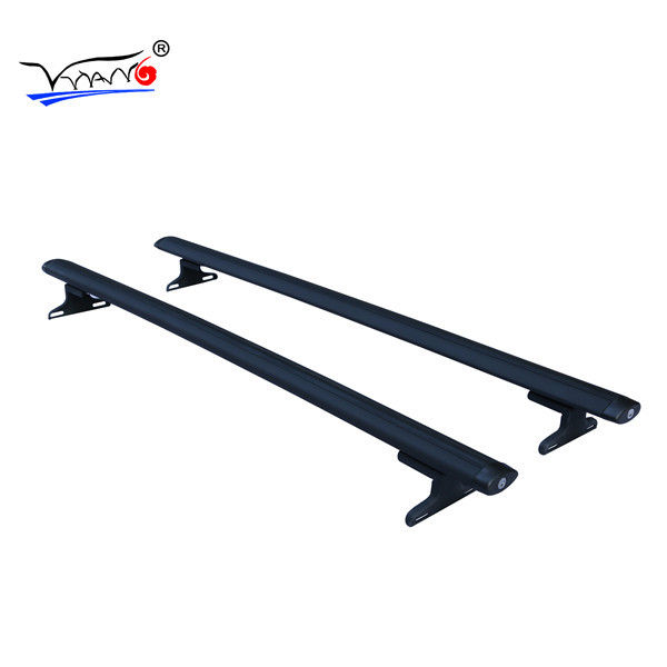Black B006A Roof Rack Cross Bars For Jeep Compass Aluminium Alloy With Lock