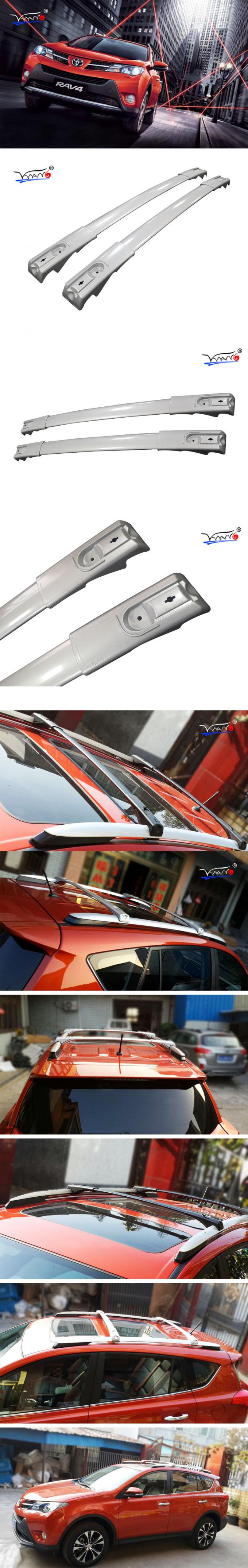 ALUMINIUM ALLOY B029 Car Top Carrier Bars FOR TOYOTA RAV4 2013 2018